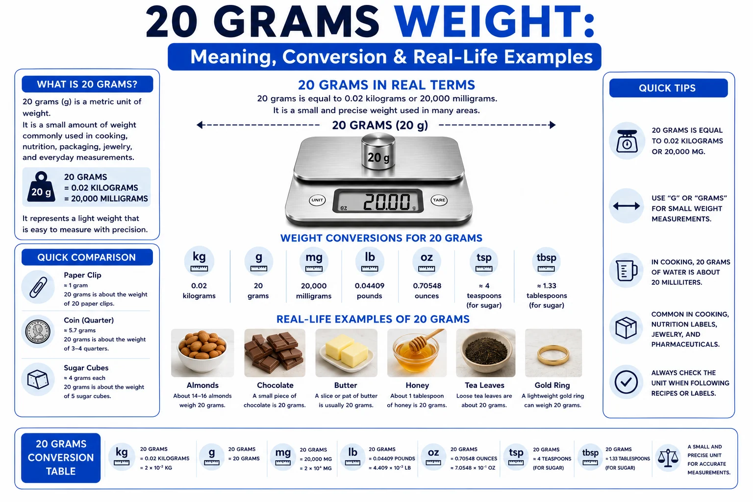 20 Grams Weight