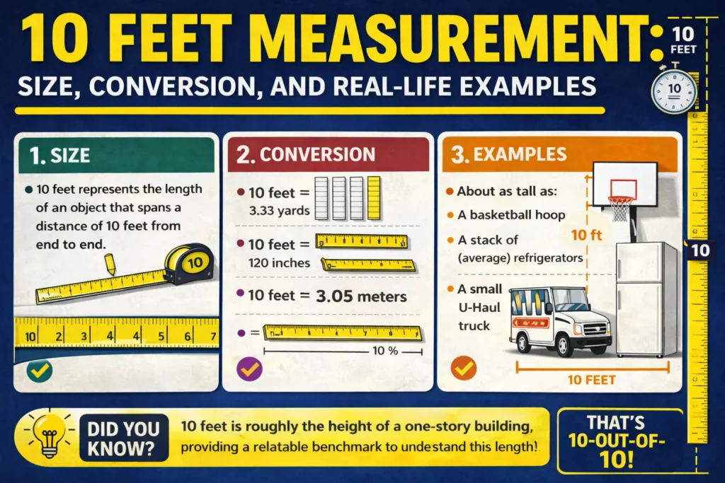 10 Feet Measurement