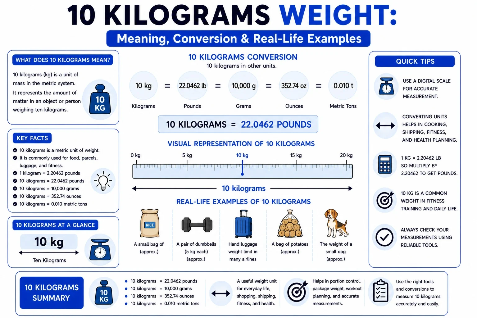 10 Kilograms Weight