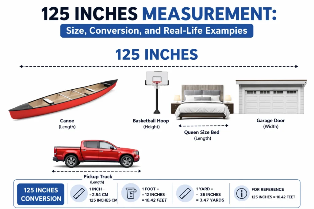 125 Inches Measurement