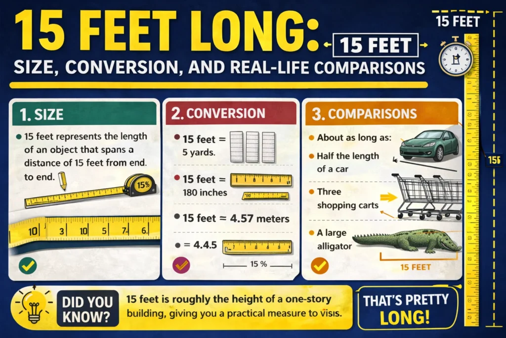 15 Feet Long