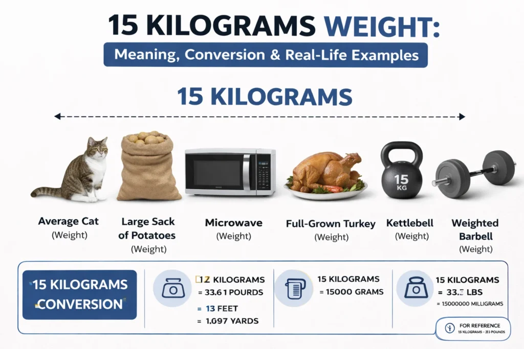 15 Kilograms Weight