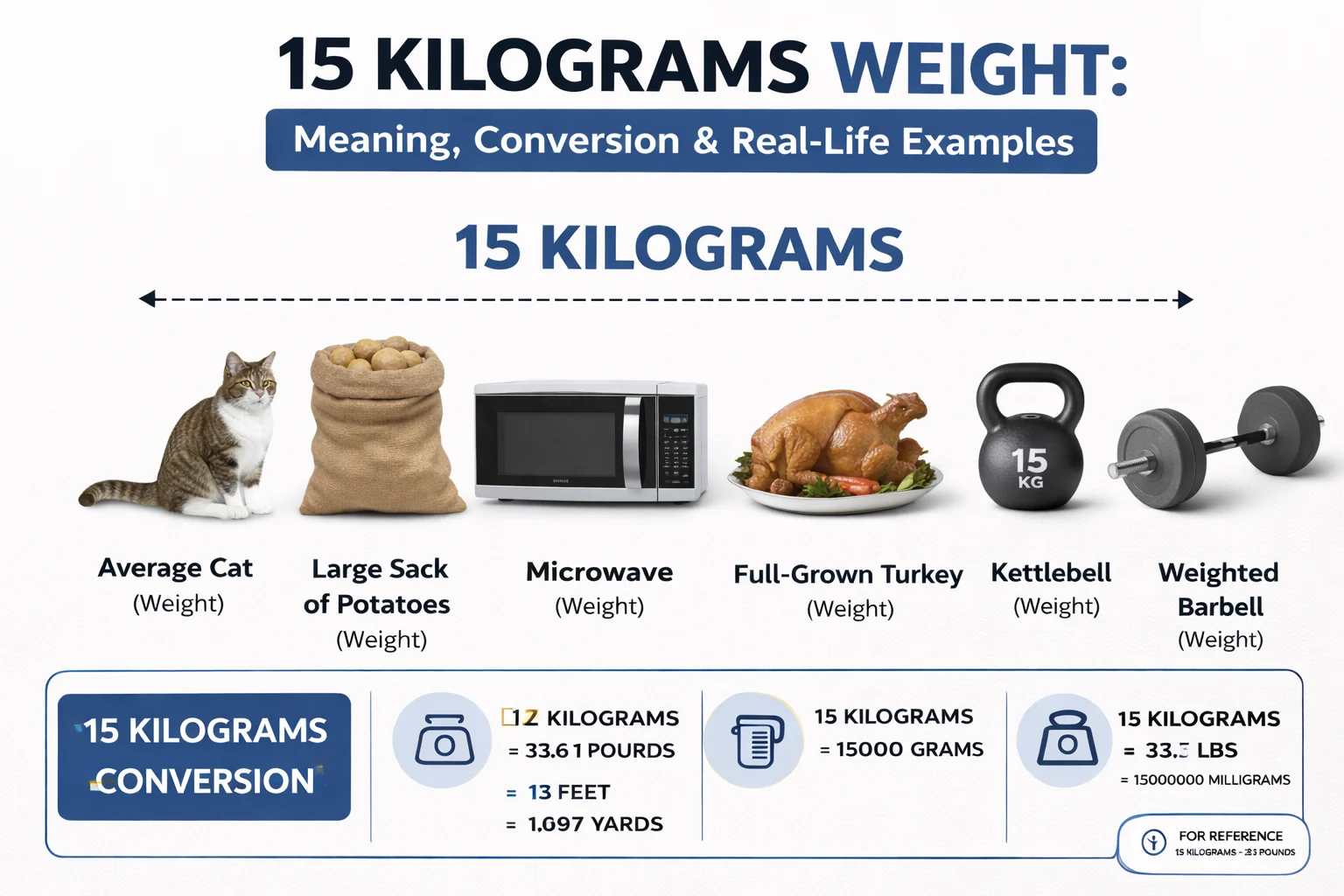 15 Kilograms Weight
