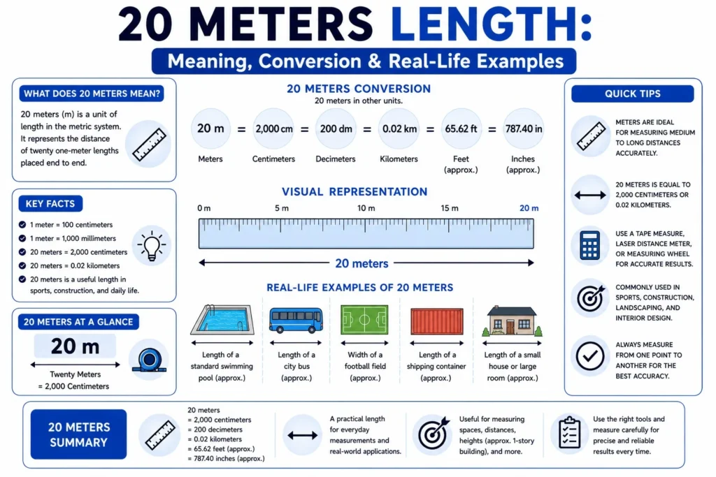 20 Meters Length