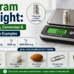1 gram weight