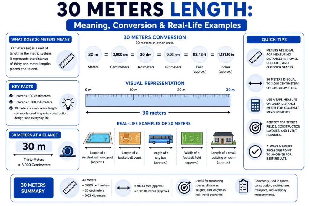 30 Meters Length