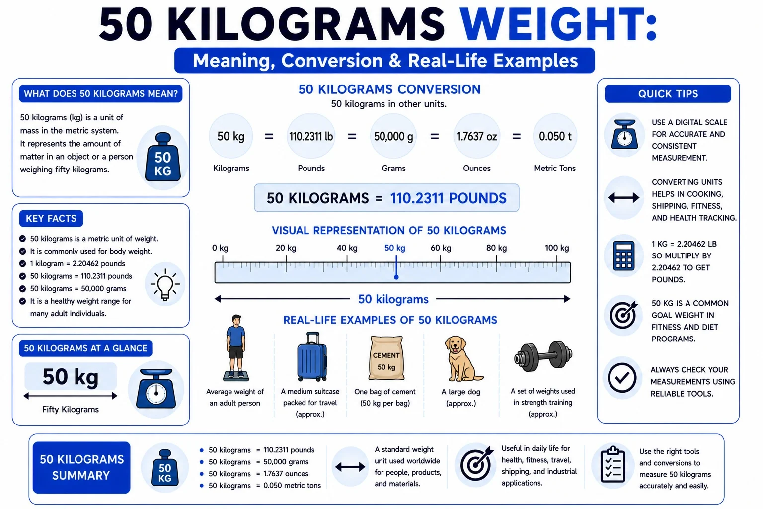 50 Kilograms Weight