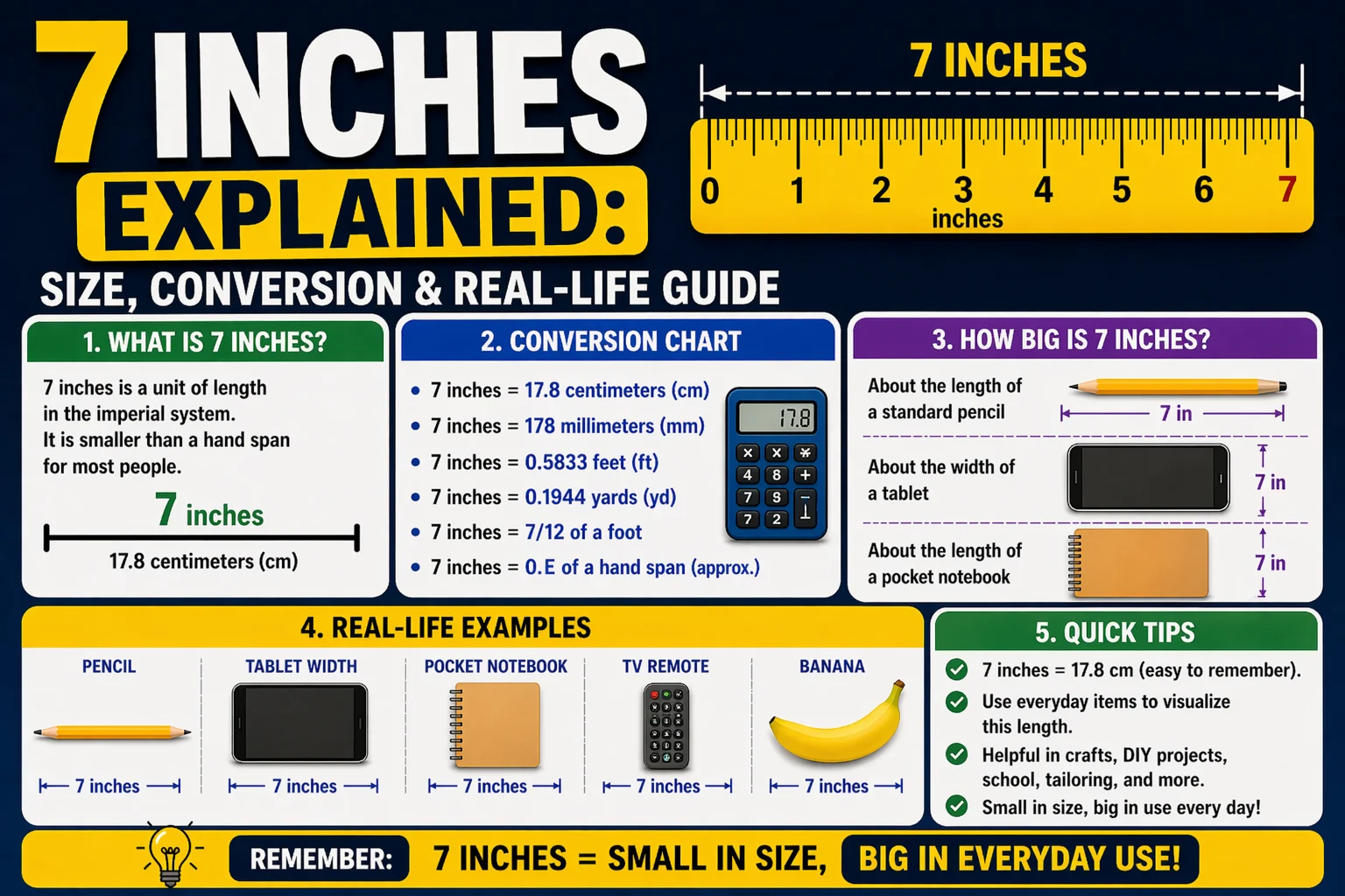 7 Inches Explained