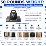 50 pounds weight