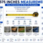 1,375 Inches Measurement