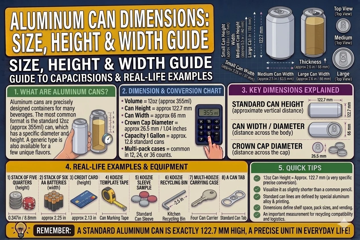 Aluminum Can Dimensions