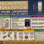 Arizona Tea Can Dimensions