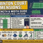 Badminton Court Dimensions Size