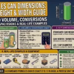 Pringles Can Dimensions