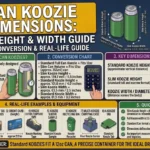 Can Koozie Dimensions