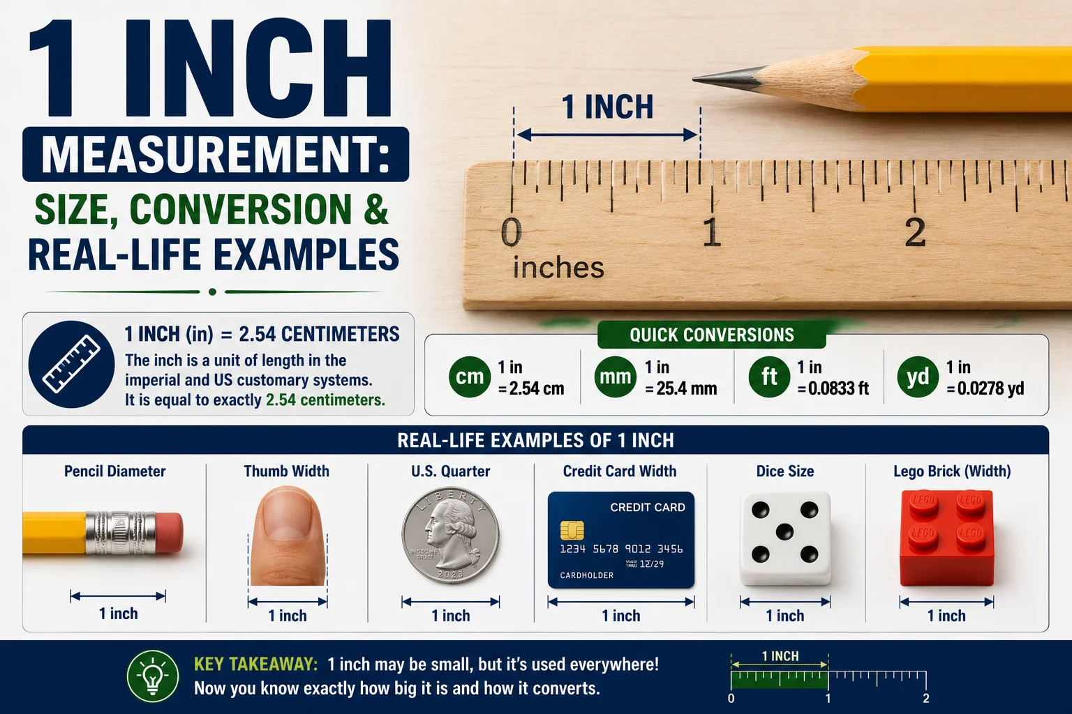 1 Inch Measurement