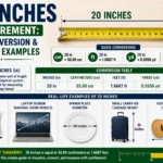 20 Inches Measurement