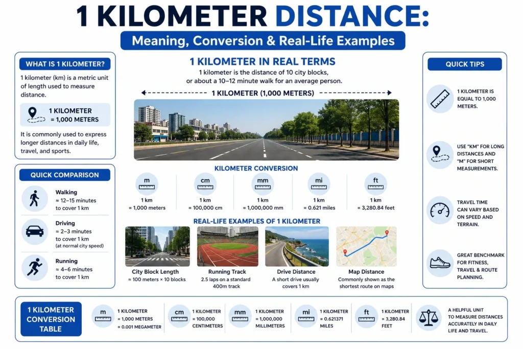 1 Kilometer Distance