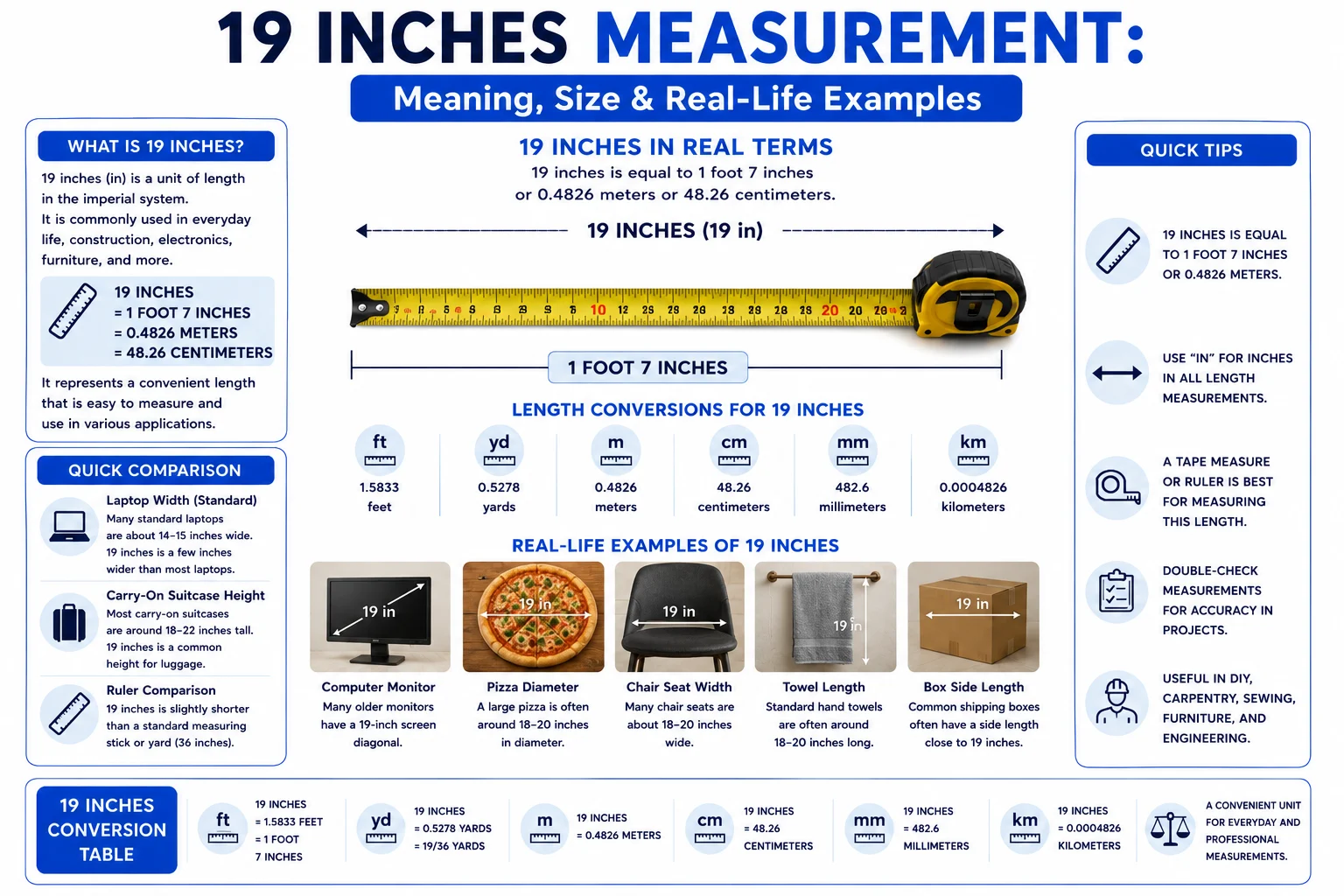 102 inches measurement