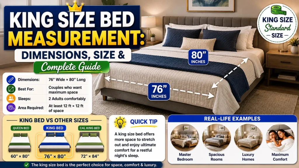 King Size Bed Measurement
