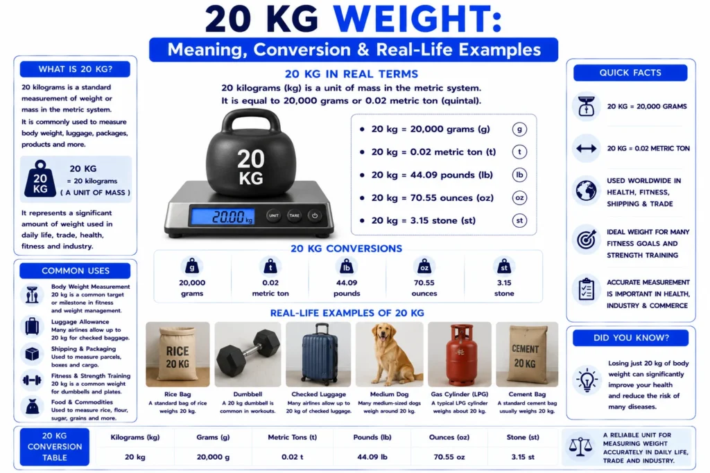 20 kg weight