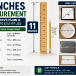 11 Inches Measurement