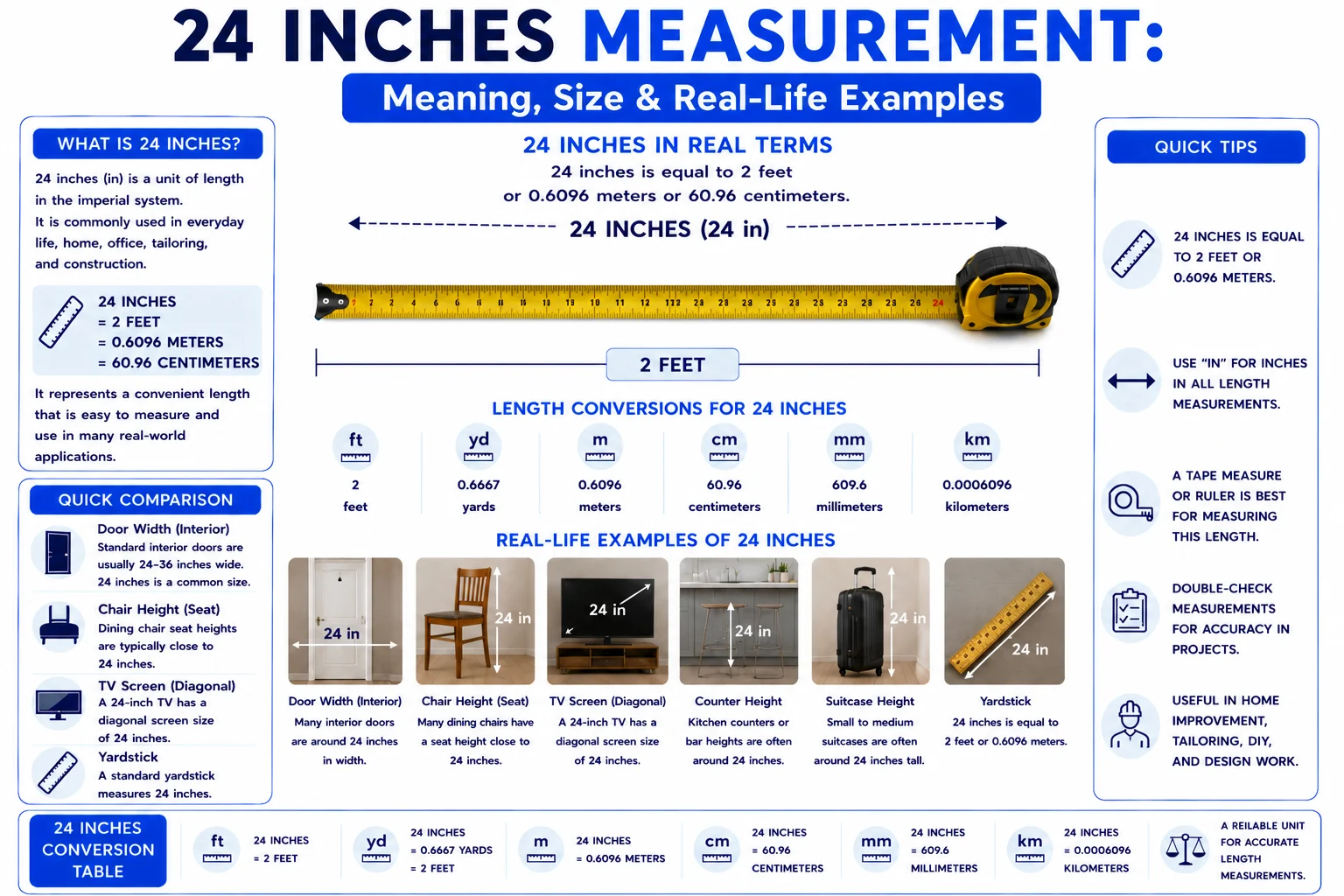 24 inches measurement