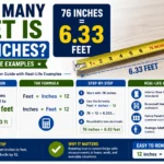 How Many Feet Is 76 Inches