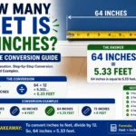 How Many Feet Is 64 Inches