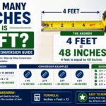 How Many Inches Is 4 Ft