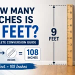 How Many Inches Is 9 Feet