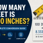 How Many Feet Is 100 Inches