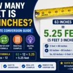 How Many Feet Is 63 Inches