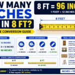 How Many Inches Are in 8 Ft