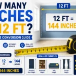How Many Inches Is 12 Ft