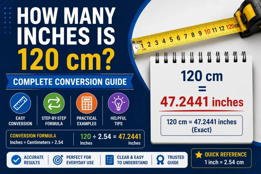 How Many Inches Is 120 cm
