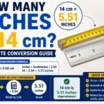 How Many Inches Is 14 cm