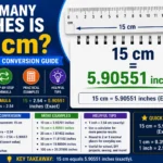 How Many Inches Is 15 cm