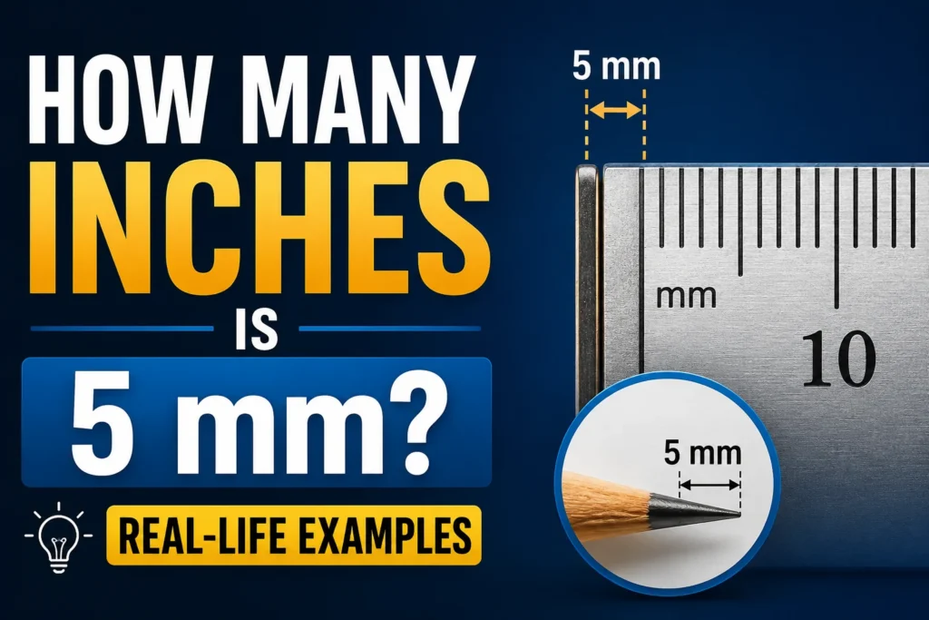 How Many Inches Is 5 mm