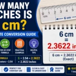 How Many Inches Is 6 cm