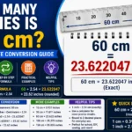 How Many Inches Is 60 cm