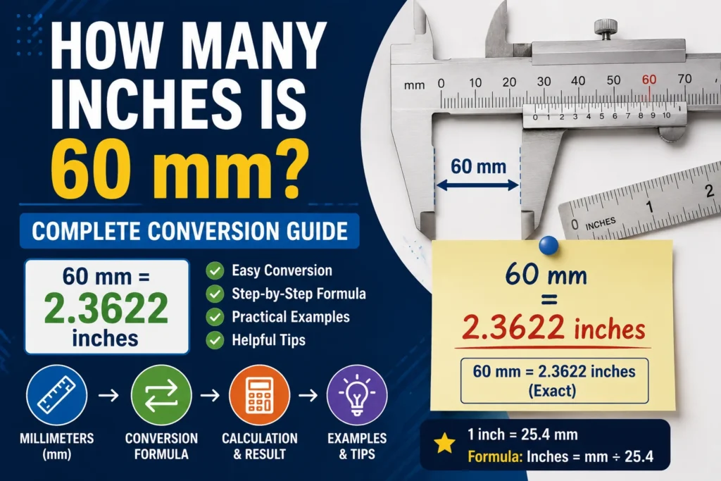 How Many Inches Is 60 mm
