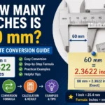 How Many Inches Is 60 mm
