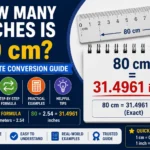 How Many Inches Is 80 cm