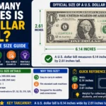 How Many Inches Is a Dollar Bill