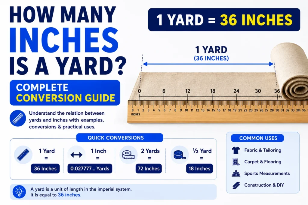 How Many Inches Is a Yard