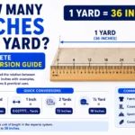 How Many Inches Is a Yard