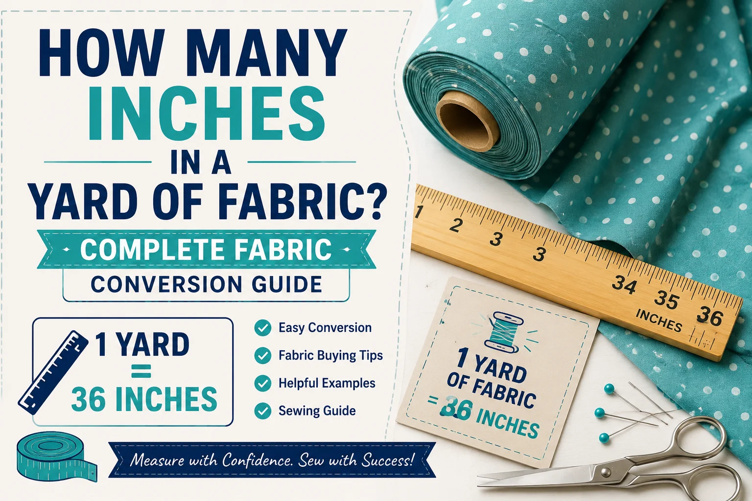 How Many Inches in a Yard of Fabric