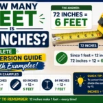 How Many Feet Is 72 Inches