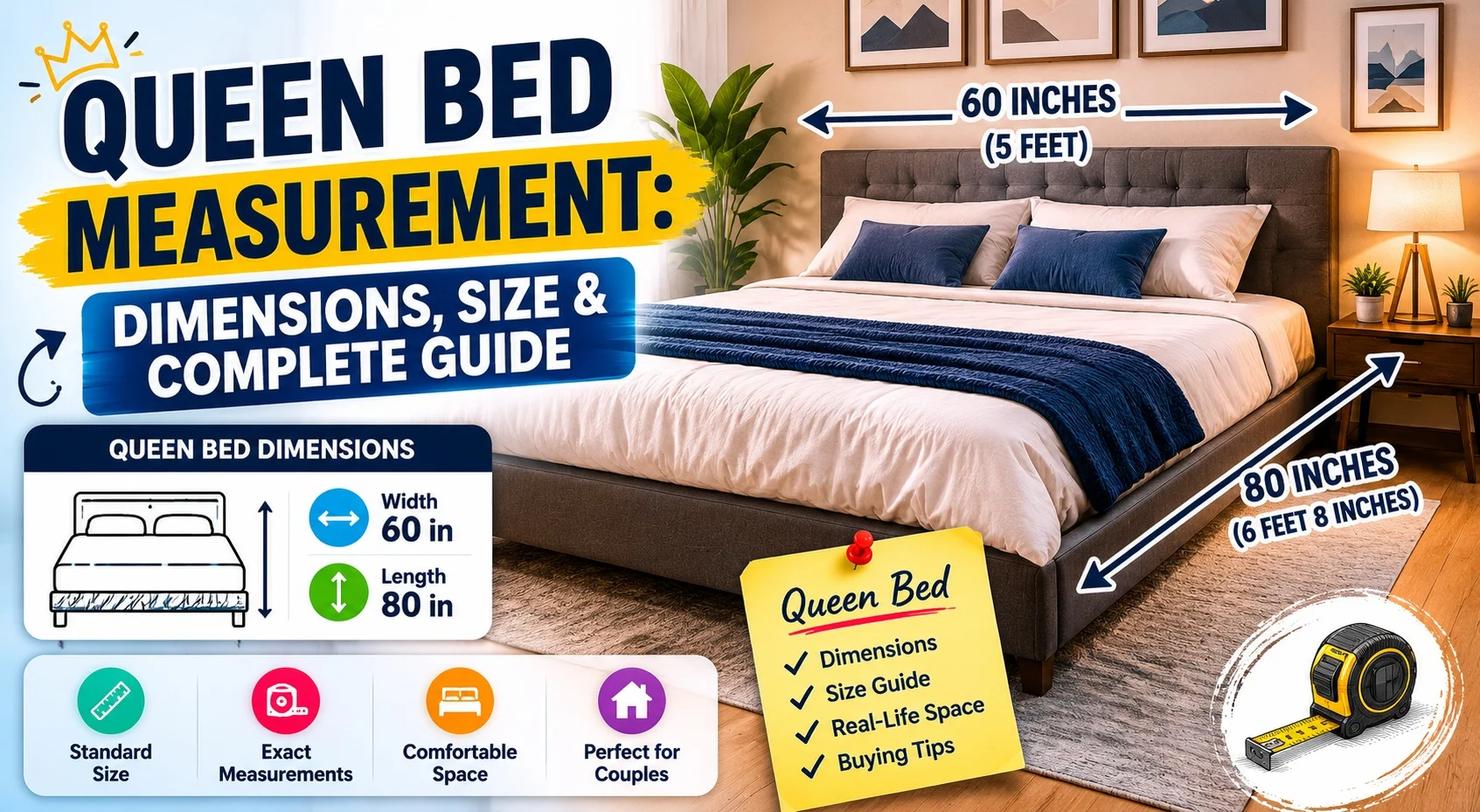 Queen Bed Measurement
